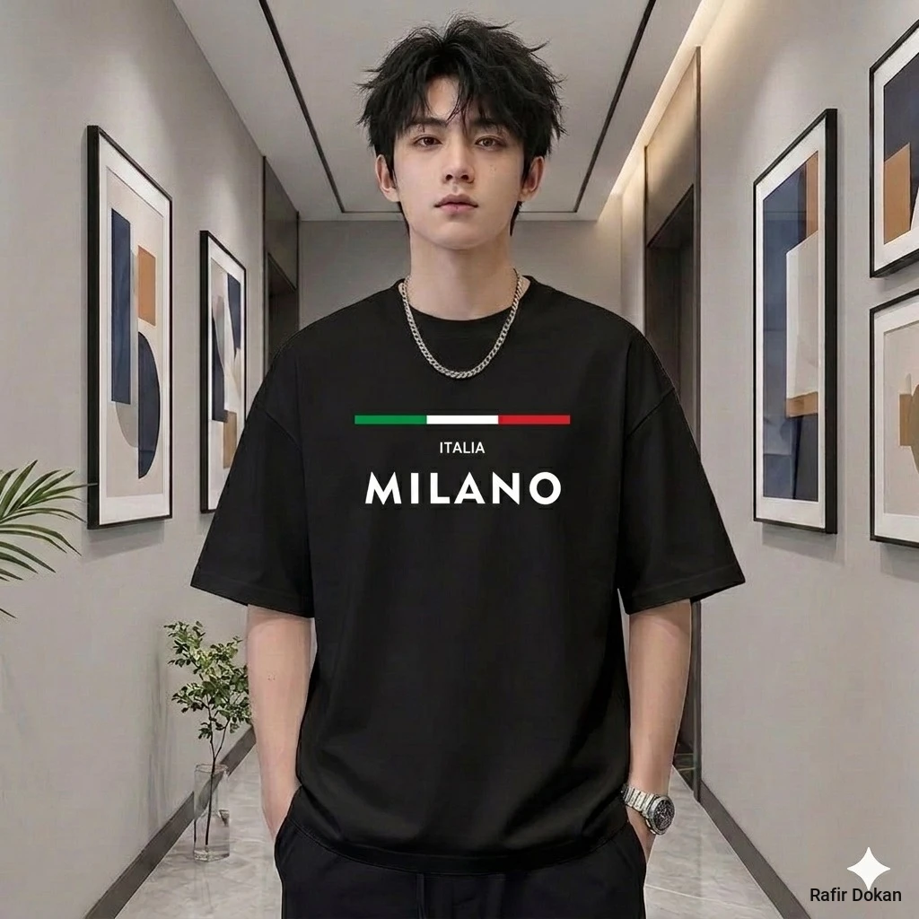 Milano Stylish Drop Shoulder T-Shirt