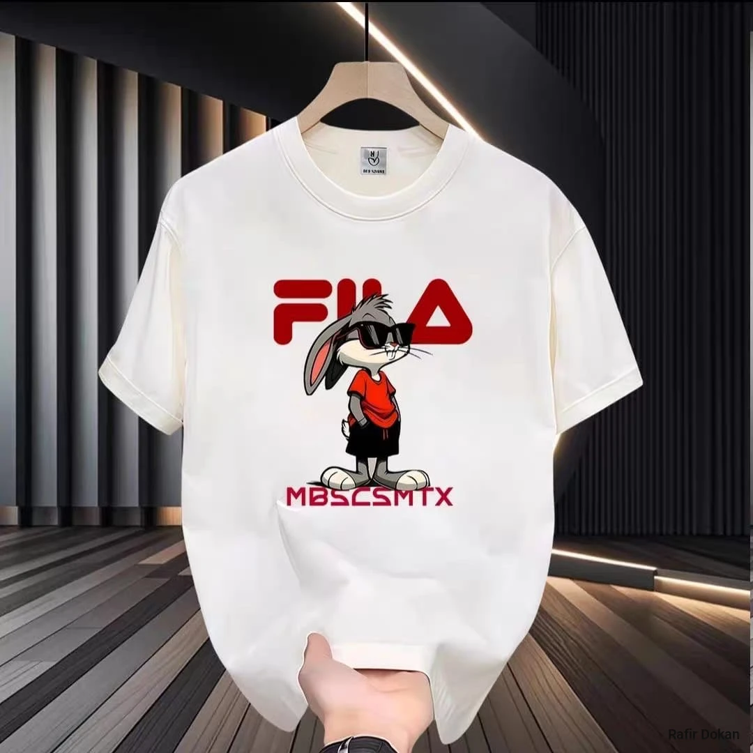 Premium Drop Shoulder T-Shirt Fila